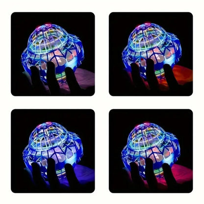 Luminous Spinning Flyball Night Light Return UFO Toy