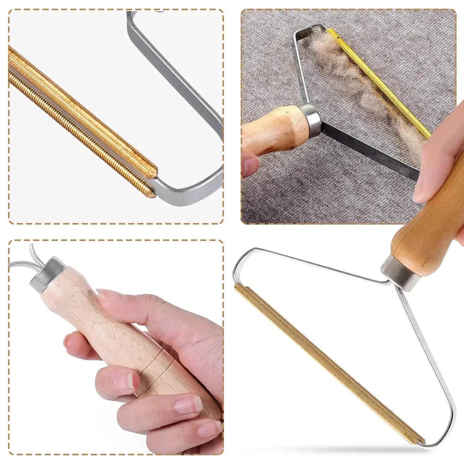 New Portable Pet Hair Remover Brush Manual Lint Roller - Estalios