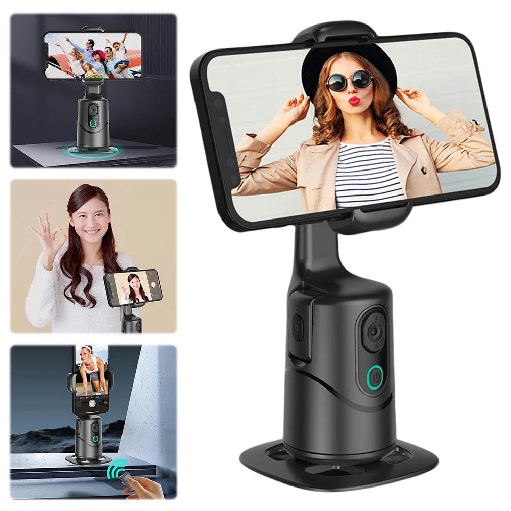 Auto Face Tracking Tripod with Gesture Control for Tiktok - Estalios