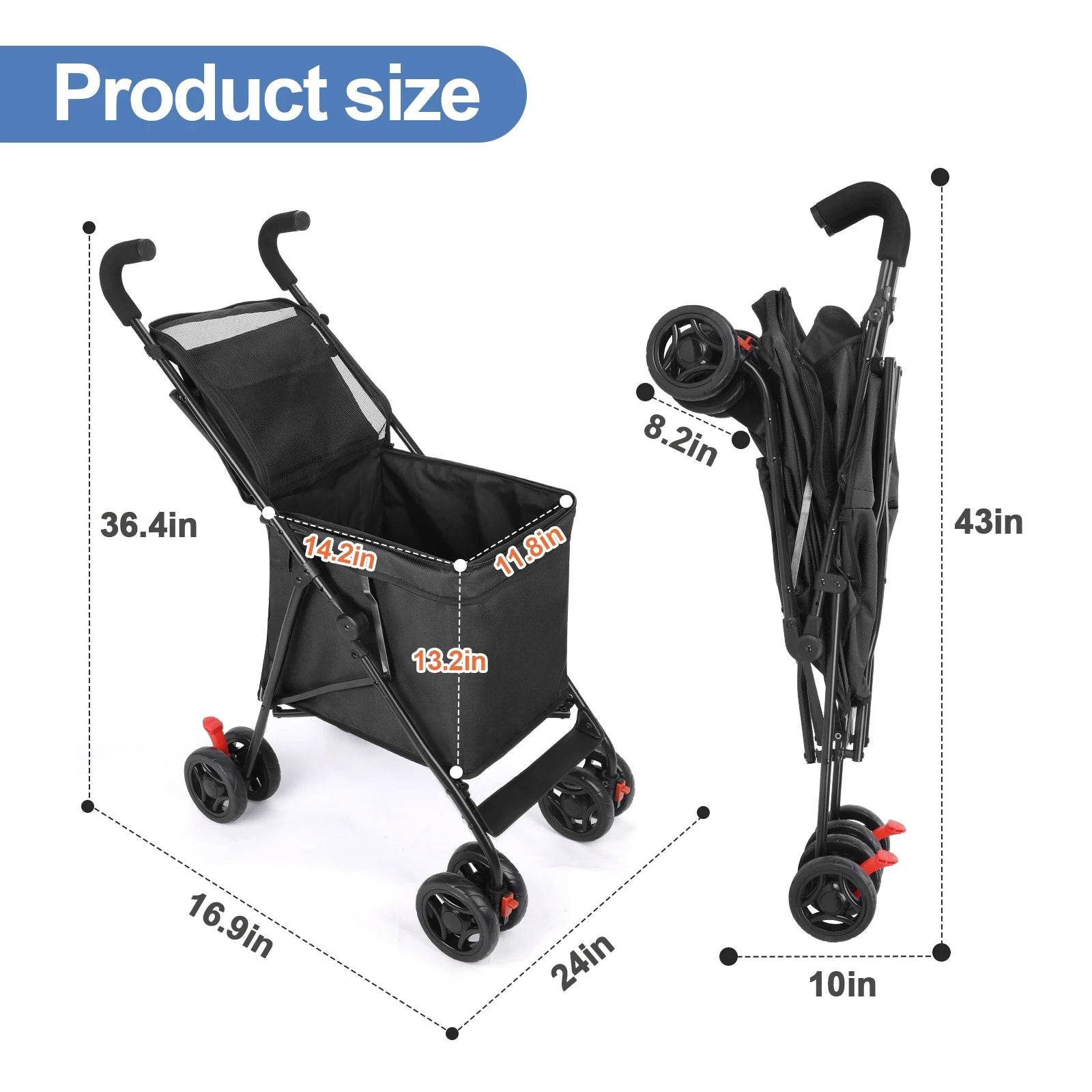 Durable Lightweight Multifunctional Cart for Market and Picnic - Estalios