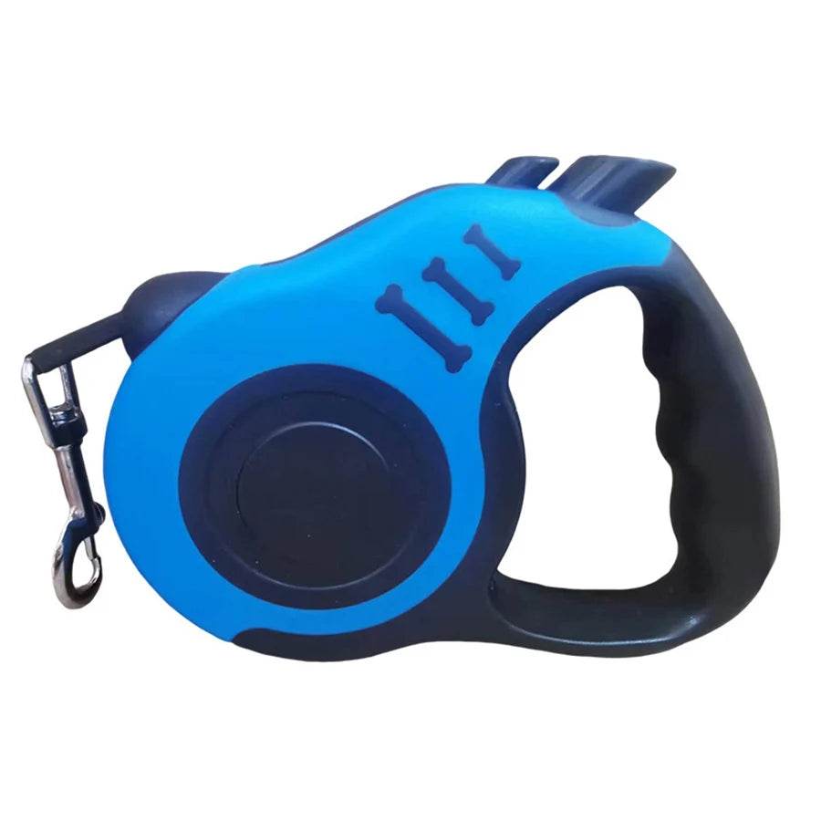 Pet Dog Automatic Retractable Traction Rope with Bone Print - Estalios
