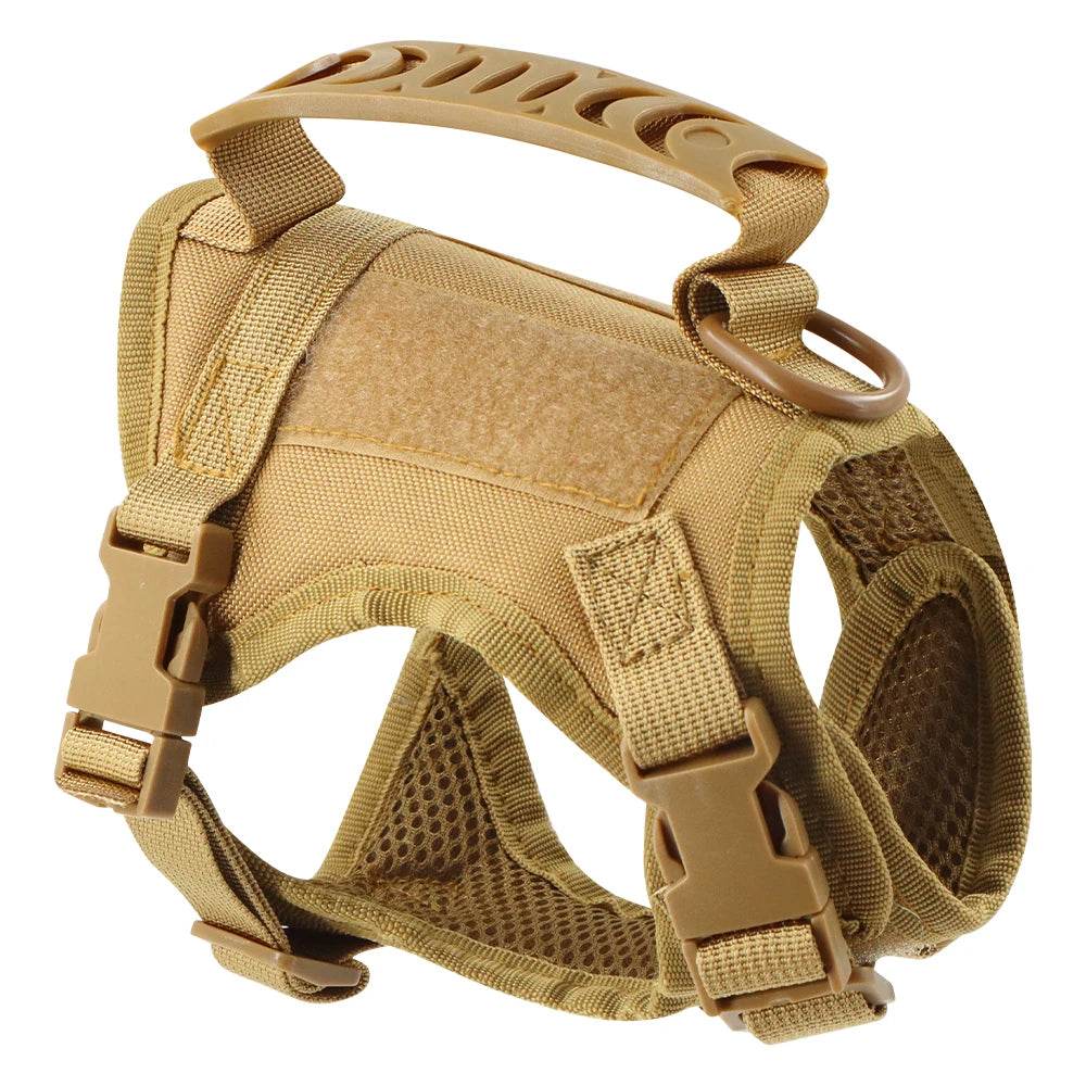 Tactical Puppy Harness Leash For Small Dogs Adjustable - Estalios