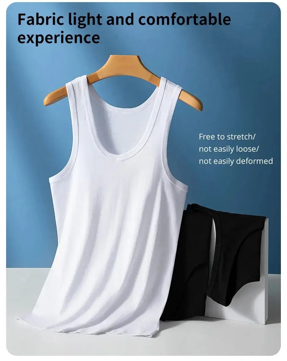 Asia XXL Narrow Shoulder Cotton Vests Sold