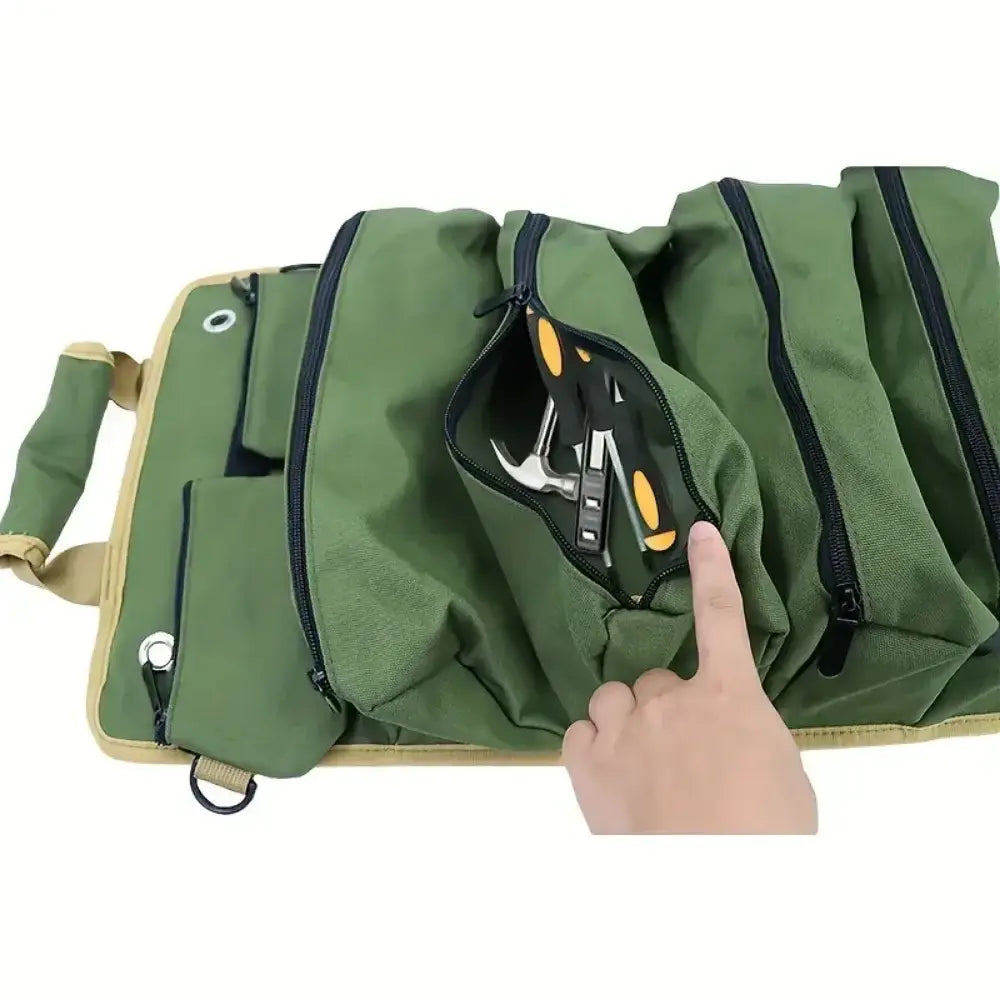 Bolsa de herramientas profesional de lona multifuncional de gran capacidad