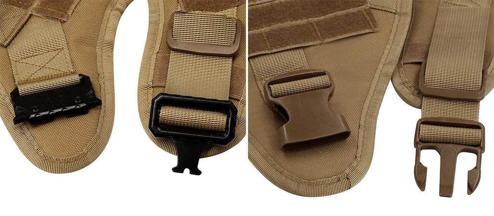 Military Large Dog Harness Leash for Tactical Training - Estalios