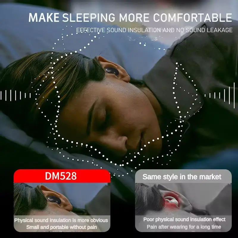 Xiaomi Sleep Invisible Earphones Ipx5 Waterproof Noise Cancel Wireless Bluetooth With Microphone For Iphone Huawei