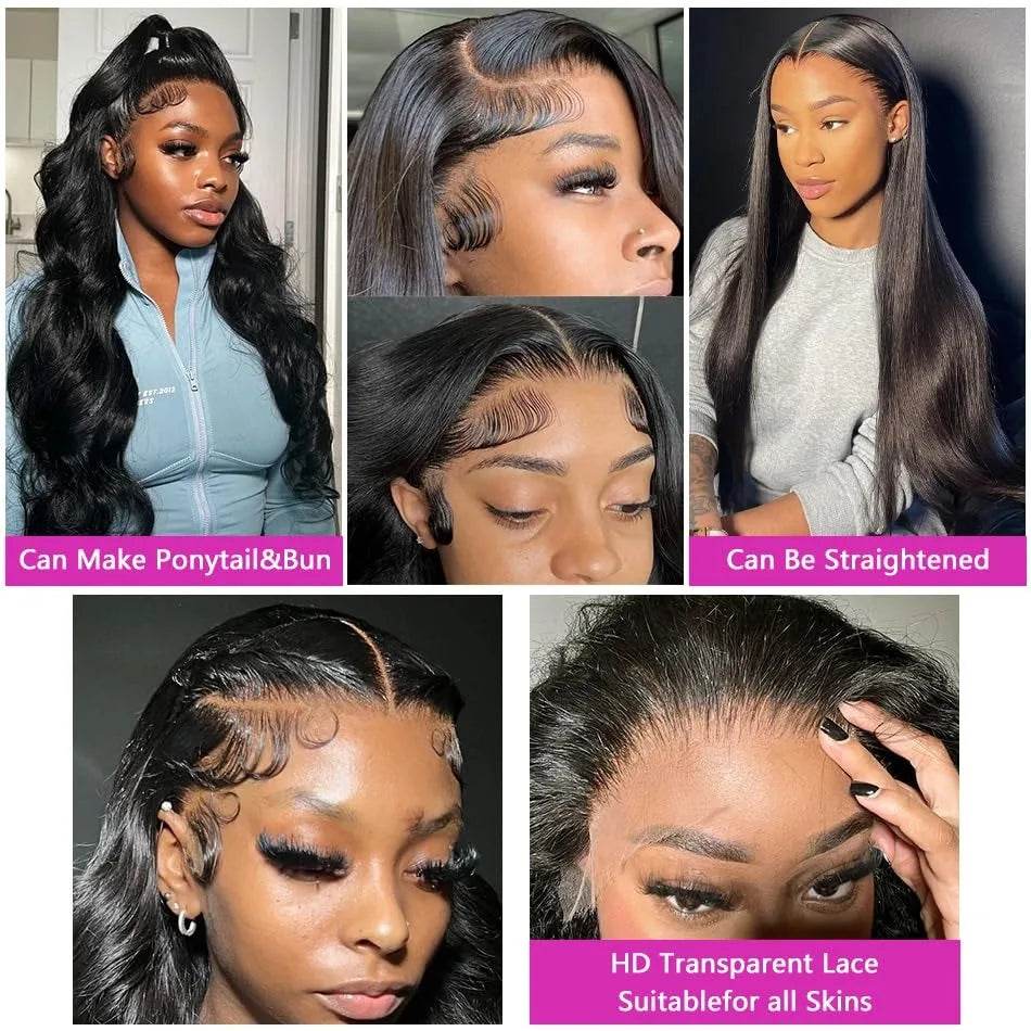 13x6 Body Wave Lace Front Wigs Human Hair 200% Density - Estalios