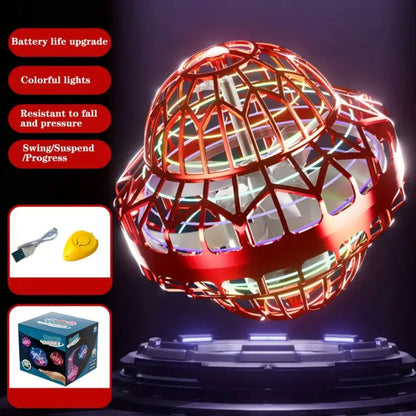 Luminous Spinning Flyball Night Light Return UFO Toy