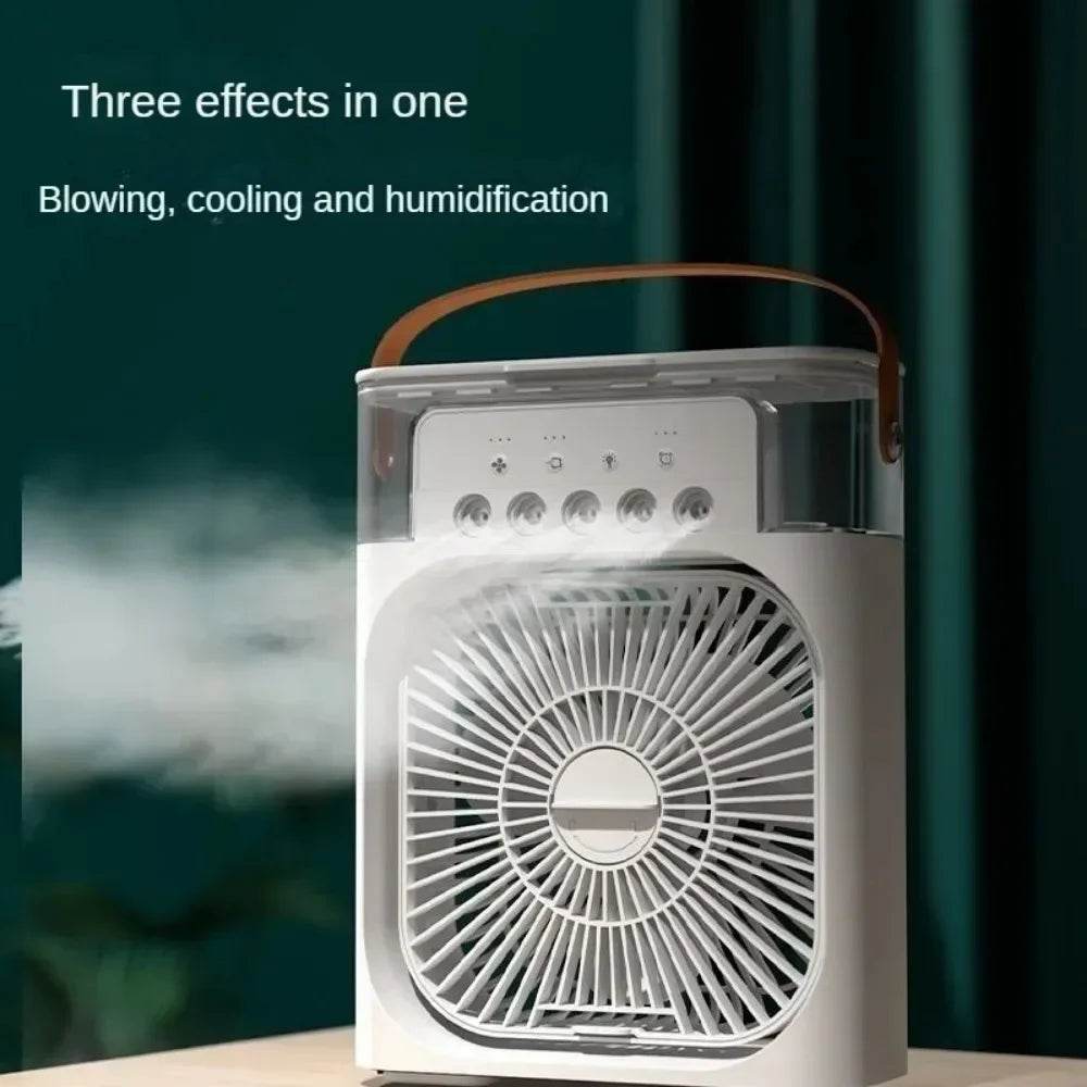 Summer Cooling Fan Desktop Humidifier Portable Spray Chiller - Estalios