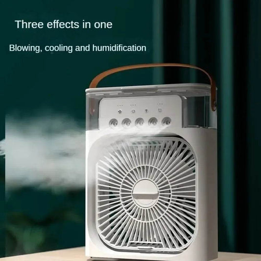 Summer Cooling Fan Desktop Humidifier Portable Spray Chiller - Estalios