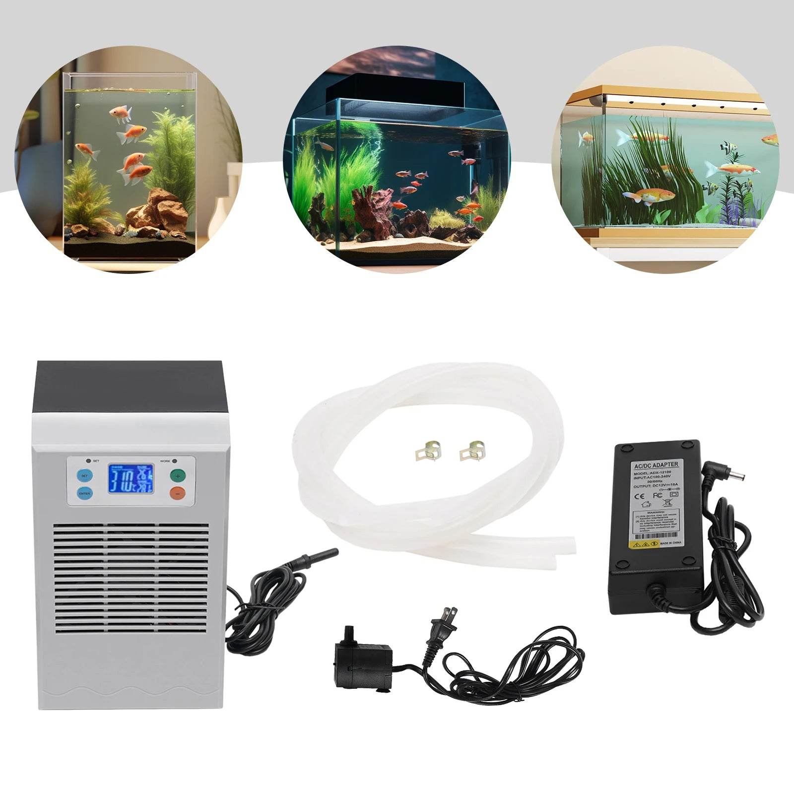 100W Aquarium Water Chiller for Constant Temperature Cooling - Estalios