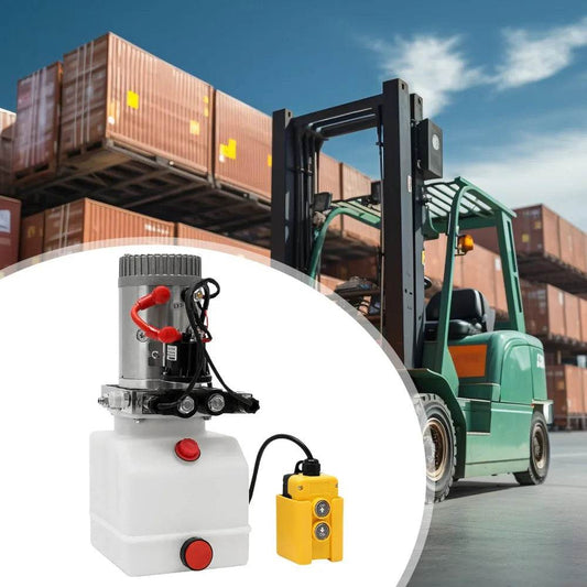 4-Quart Hydraulic Pump for Dump Trailer and Car Lifting - Estalios