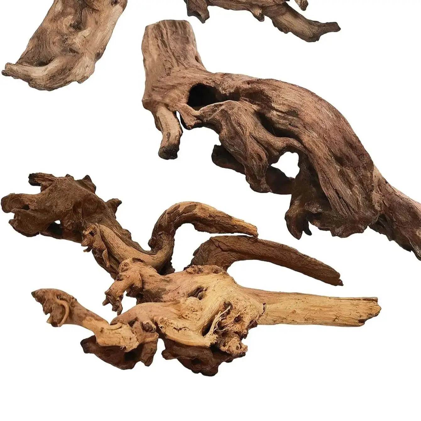 5-10CM Small Natural Tree Trunk Aquarium Decoration Ornament - Estalios