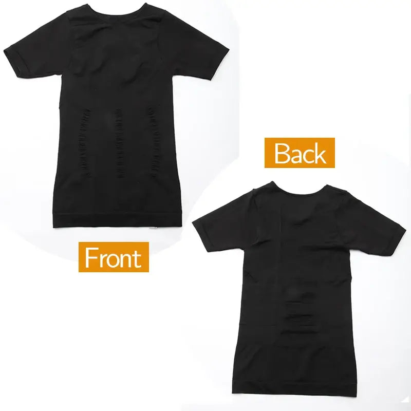 Camiseta moldeadora de pérdida de peso para hombre, camiseta de compresión adelgazante