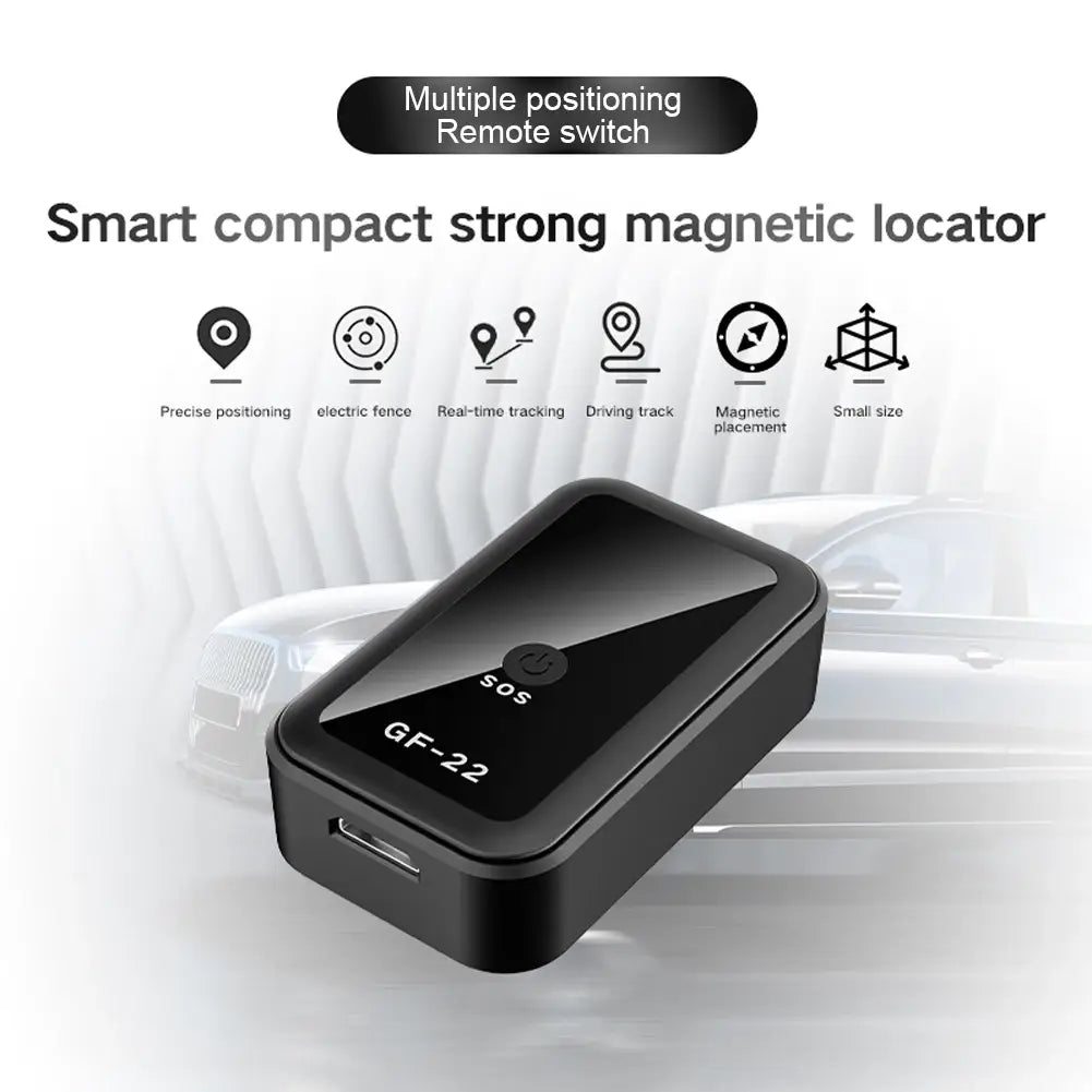Rastreador GPS GF22 Localizador GPS en tiempo real WiFi + LBS + Posición GPS Antirrobo Antipérdida Rastreador de ubicación para mascotas Vehículo