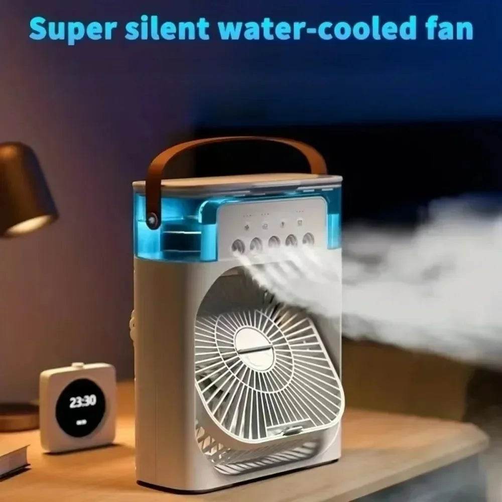 Summer Cooling Fan Desktop Humidifier Portable Spray Chiller - Estalios