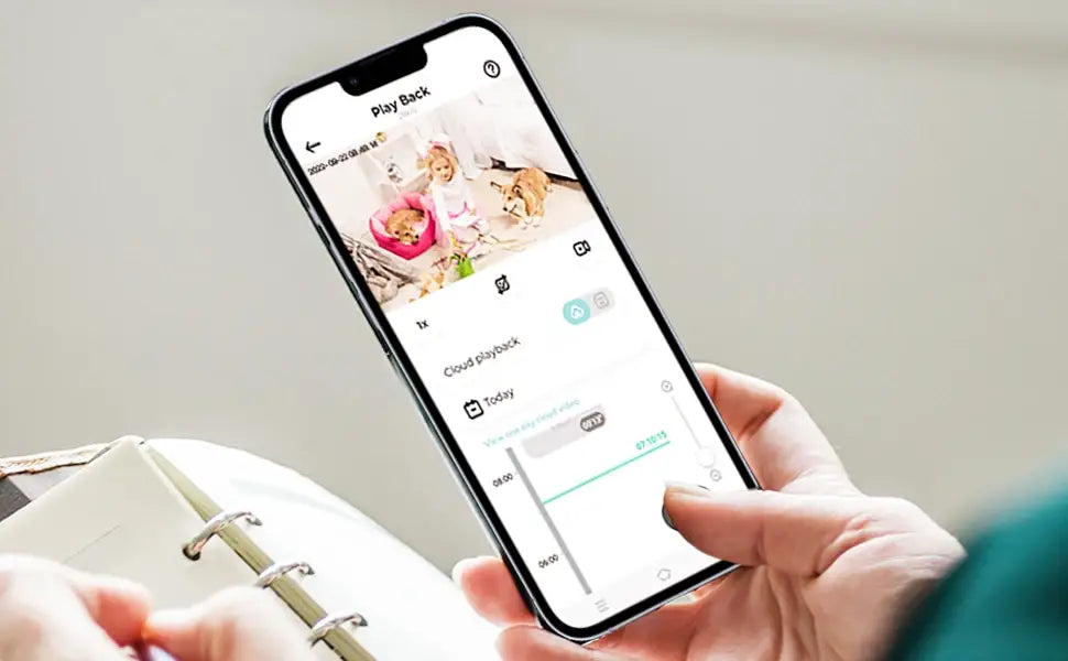 Cámaras inteligentes para bebés ZOSI con WiFi, PTZ, seguimiento automático, IA, panorámica de 360°, videovigilancia para interiores