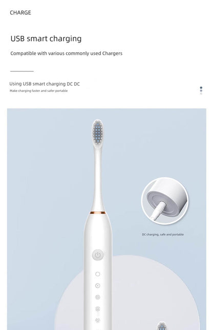 Feixiaoli Electric Toothbrush Rechargeable Soft Hair Suit - Estalios