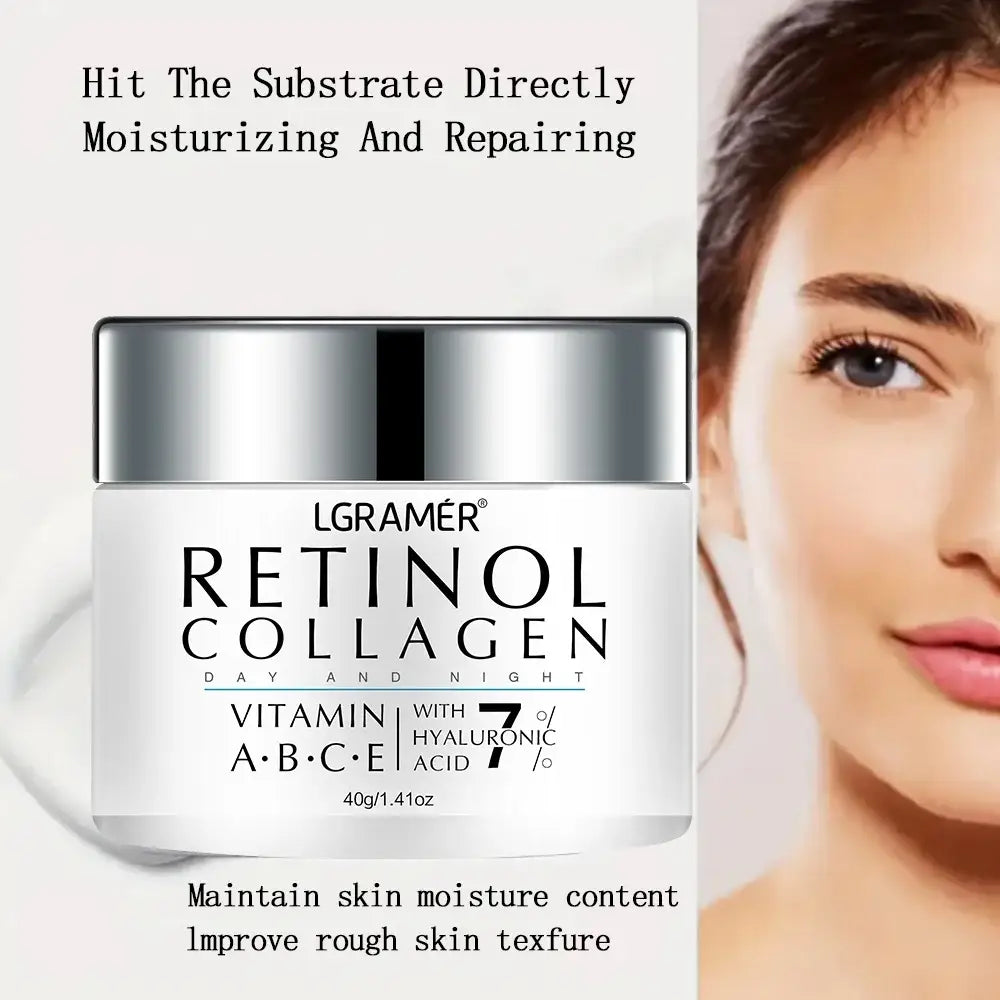 Crema facial con retinol para el antienvejecimiento y la reparación de la piel
