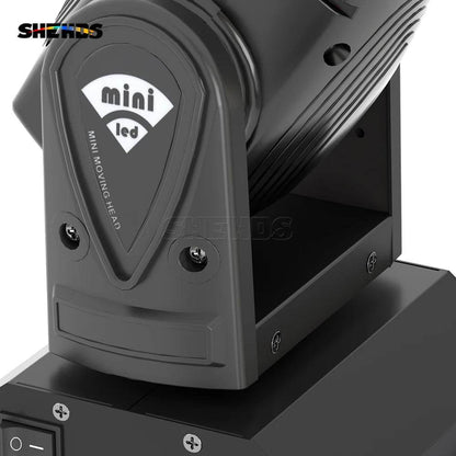SHEHDS 10W Mini RGBW Moving Head Stage Lights for Events - Estalios