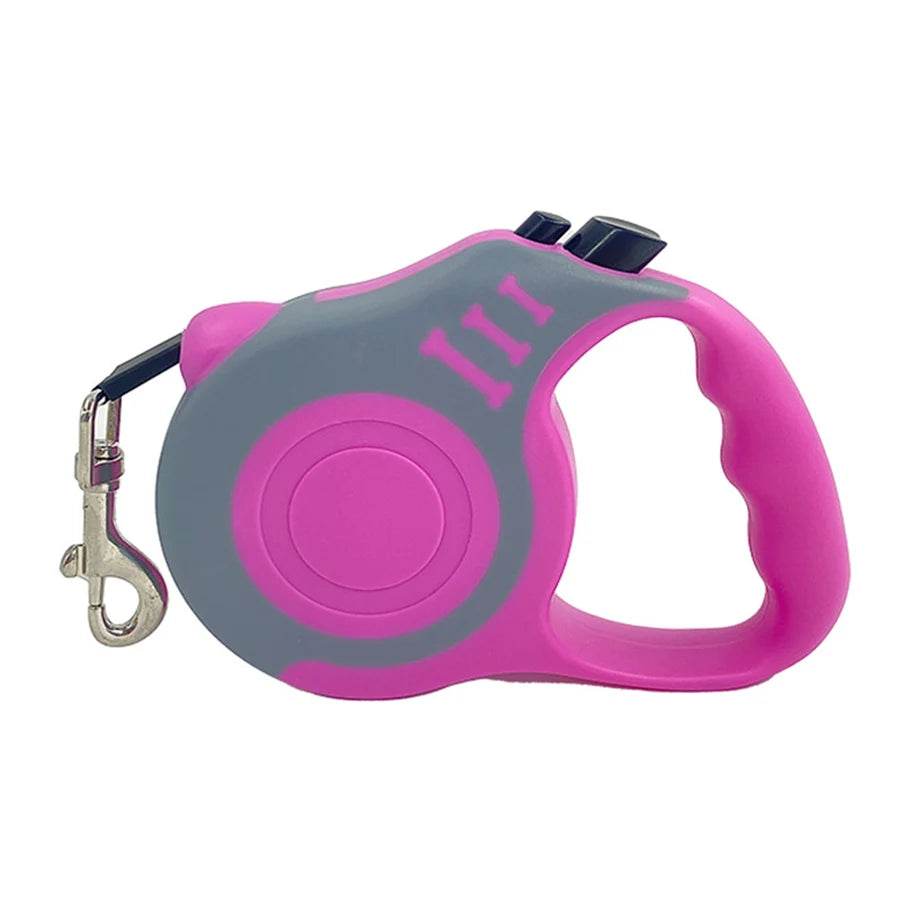 Pet Dog Automatic Retractable Traction Rope with Bone Print - Estalios