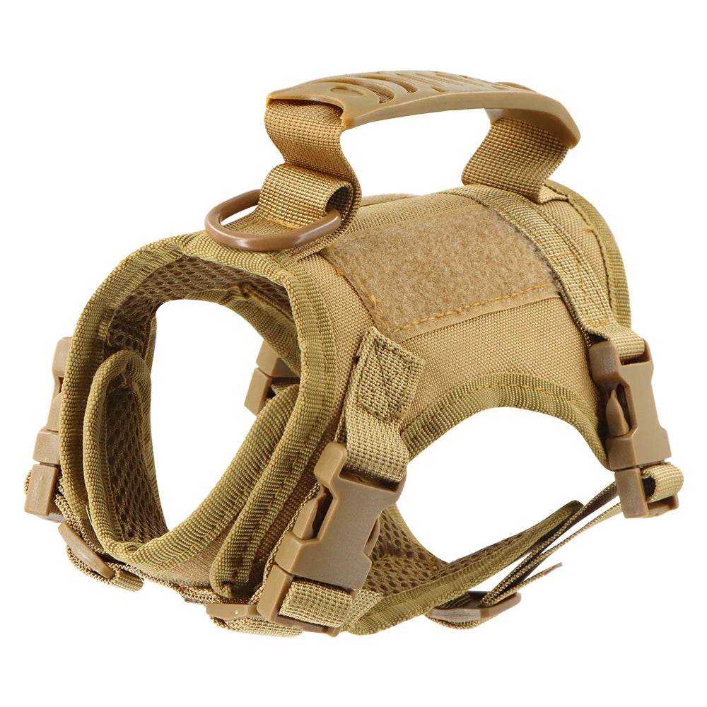 Tactical Puppy Harness Leash For Small Dogs Adjustable - Estalios