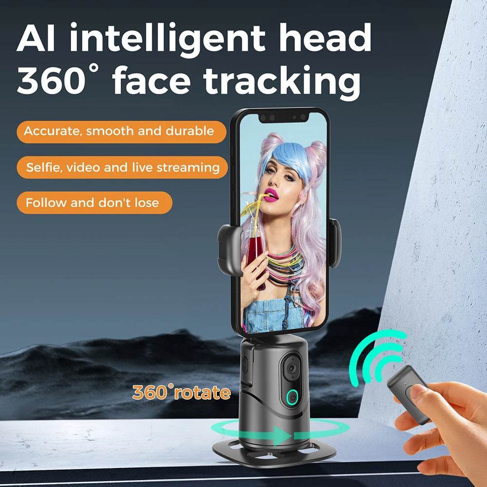 Auto Face Tracking Tripod for Tiktok Live Video Recording - Estalios