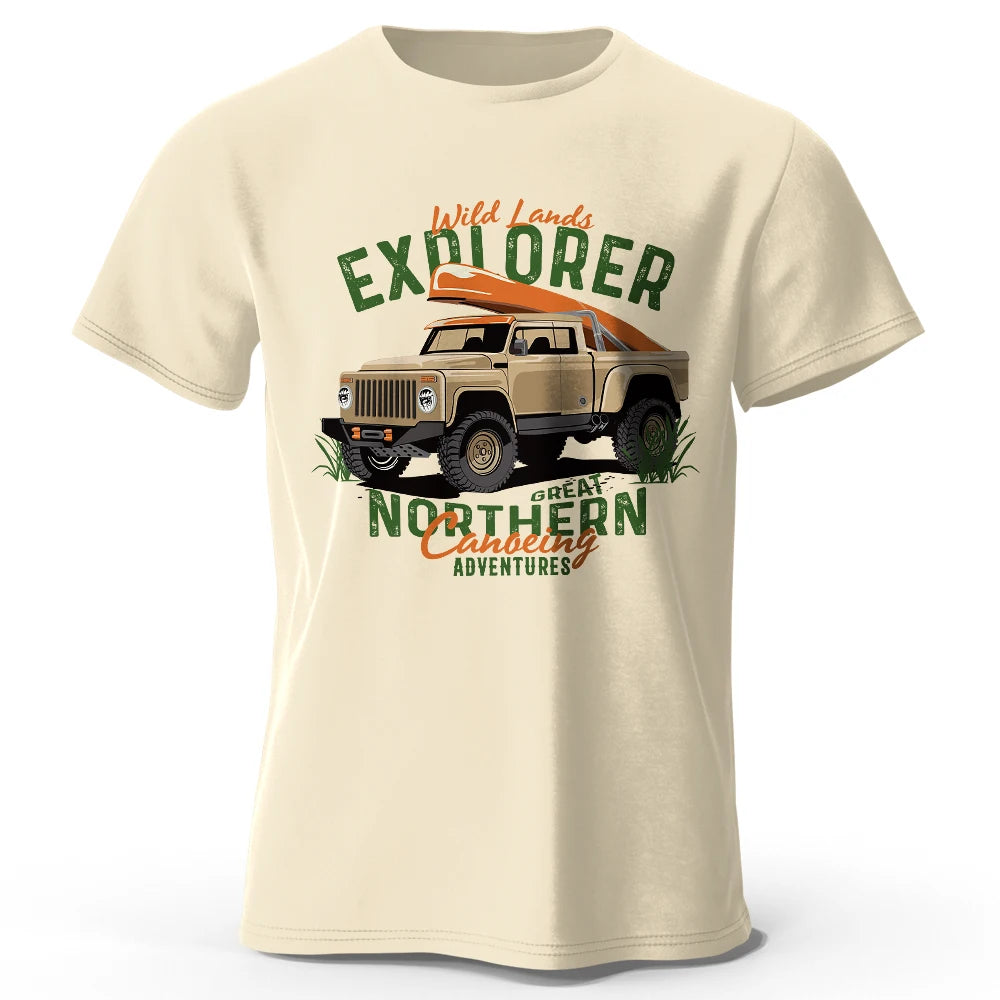 Military Off-Road Unisex WWII Jeep Graphic T-Shirt 100% Cotton