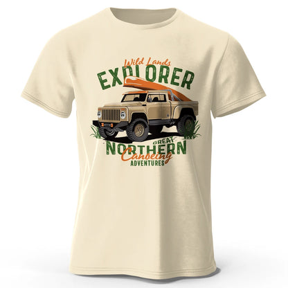 Military Off-Road Unisex WWII Jeep Graphic T-Shirt 100% Cotton