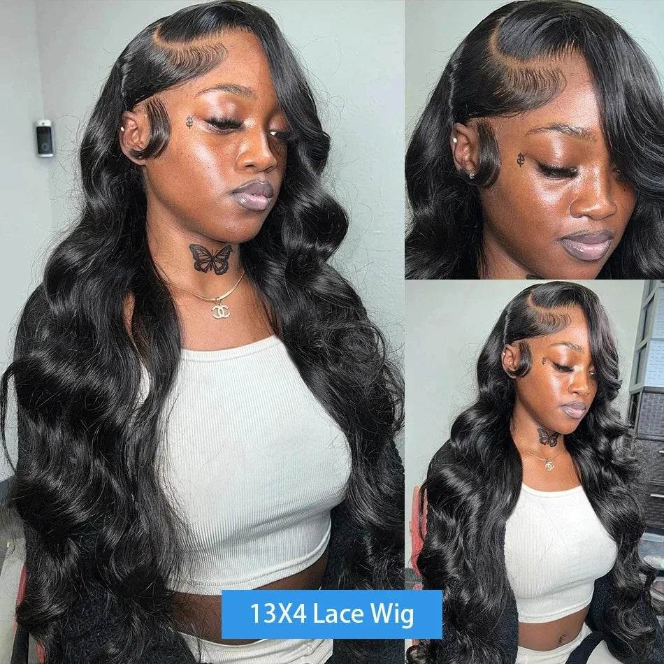 13x6 Body Wave Lace Front Wigs Human Hair 200% Density - Estalios