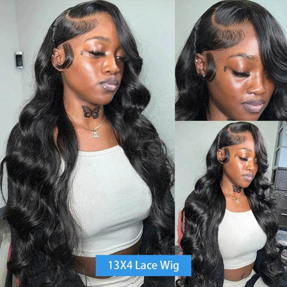 13x6 Body Wave Lace Front Wigs Human Hair 200% Density - Estalios