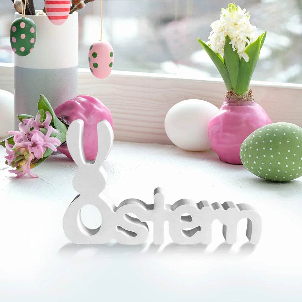 2-5PCS Easter Bunny Decoration Mold Reusable Silicone Bunny Mold Alphabet Silicone Mold for Concrete Gypsum Resin Casting - Estalios