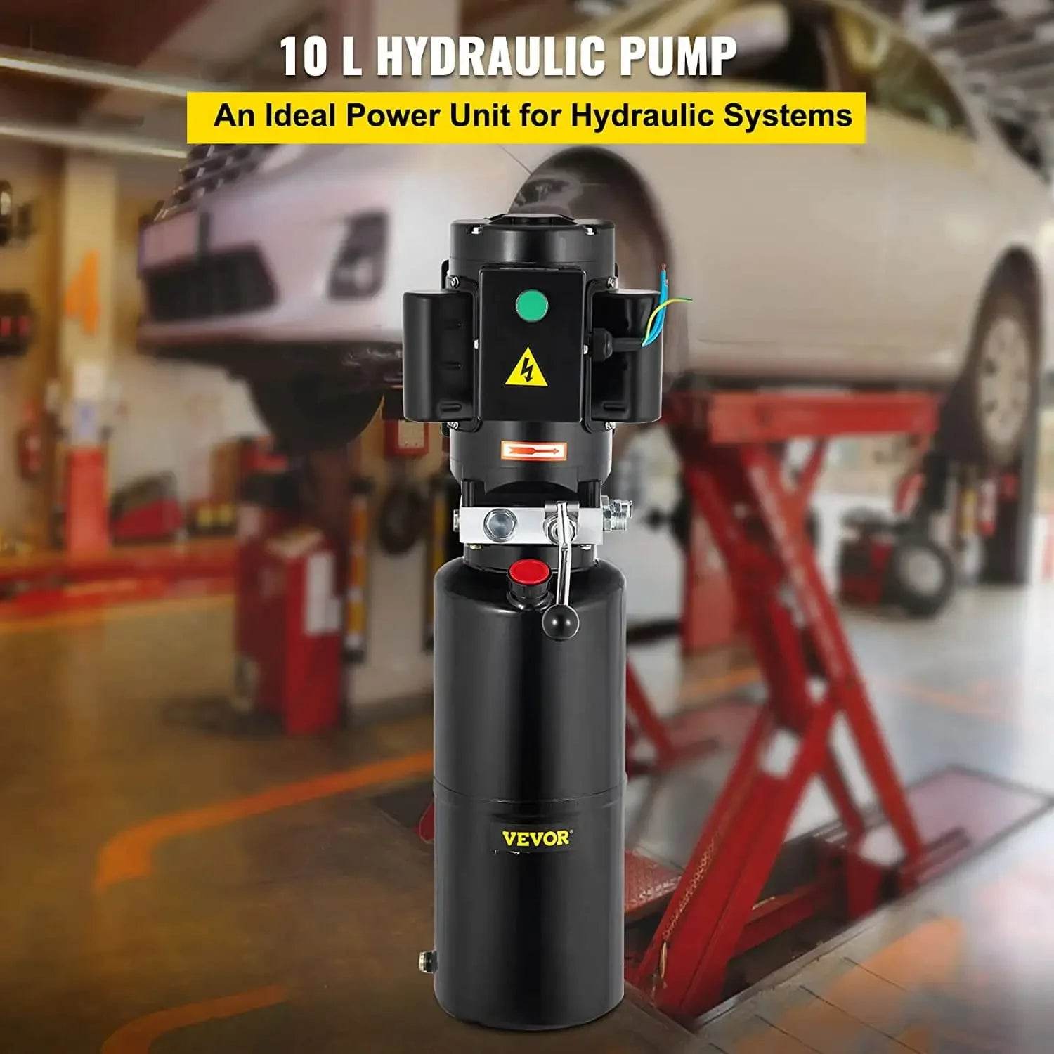 110V 2.64 Gallon Hydraulic Power Unit For Auto Lift Repair - Estalios