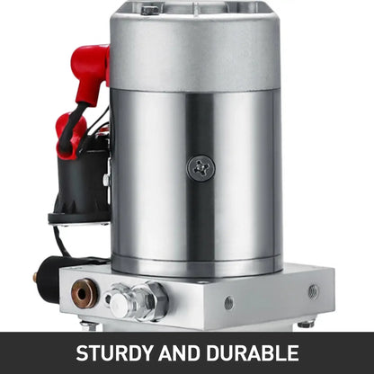 6 Quart Hydraulic Power Unit Pump for Dump Trailer 12V DC