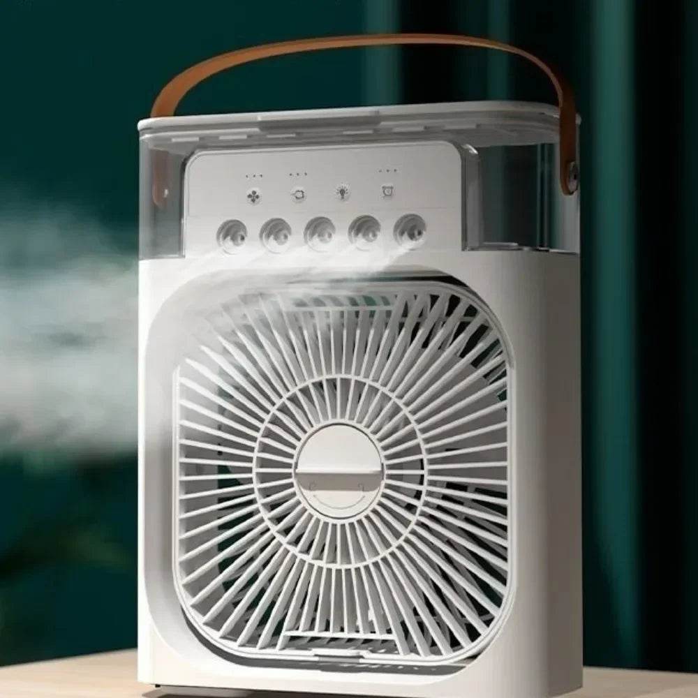Summer Cooling Fan Desktop Humidifier Portable Spray Chiller - Estalios