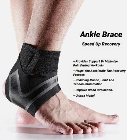 2Pcs Adjustable Compression Ankle Brace for Pain Relief - Estalios