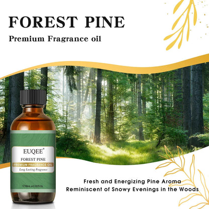 EUQEE 60ml Men's Fragrance Oils for Car Diffusion Aromas - Estalios