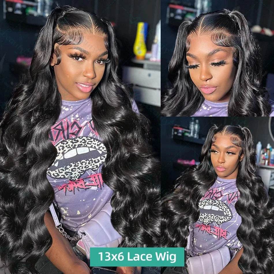 13x6 Body Wave Lace Front Wigs Human Hair 200% Density - Estalios