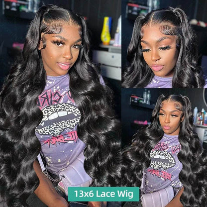 13x6 Body Wave Lace Front Wigs Human Hair 200% Density - Estalios
