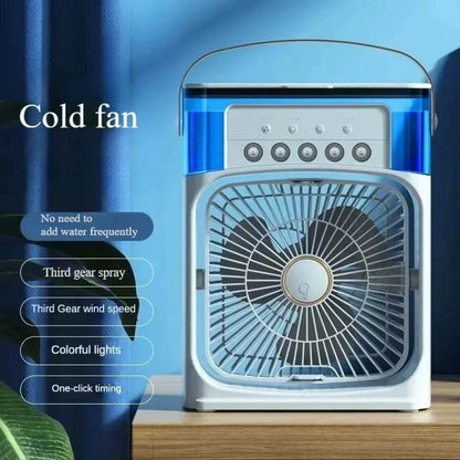 Summer Cooling Fan Desktop Humidifier Portable Spray Chiller - Estalios