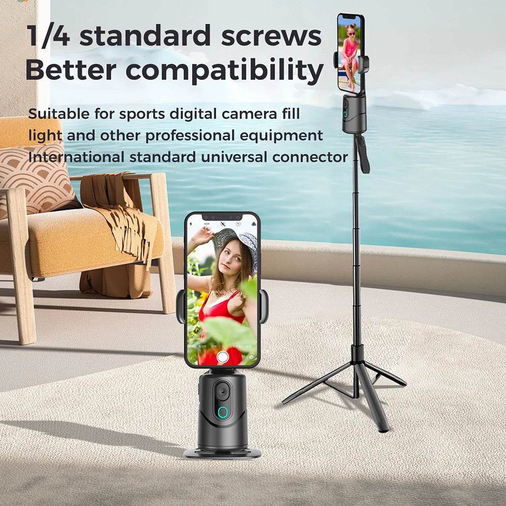 Auto Face Tracking Tripod for Tiktok Live Video Recording - Estalios