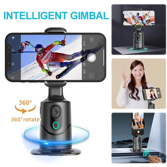Auto Face Tracking Tripod 360° Rotation for Tiktok Videos - Estalios