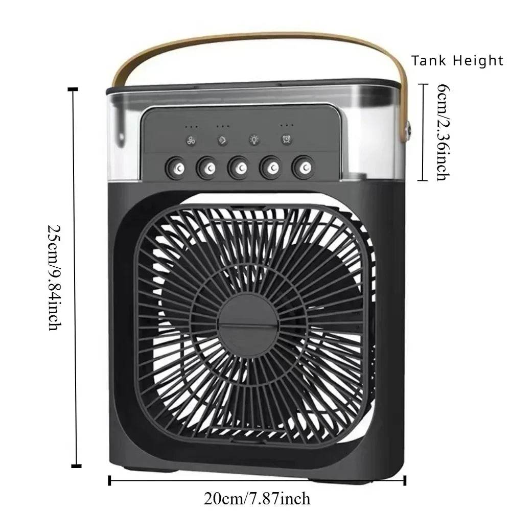 Summer Cooling Fan Desktop Humidifier Portable Spray Chiller - Estalios