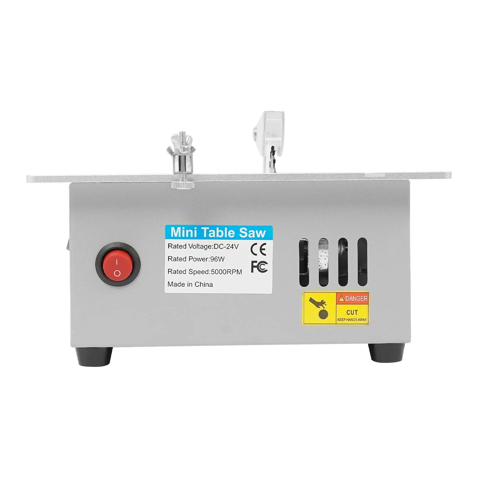 240W Mini Table Saw Adjustable for DIY Modeling Projects - Estalios