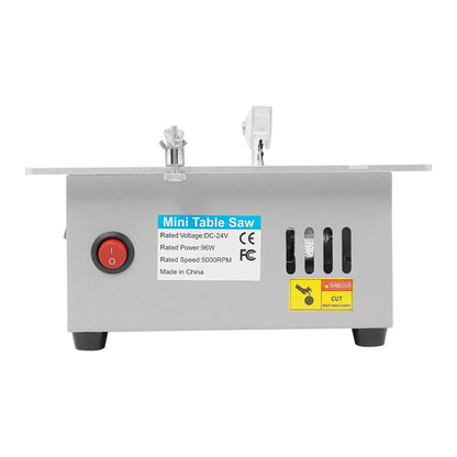 240W Mini Table Saw Adjustable for DIY Modeling Projects - Estalios