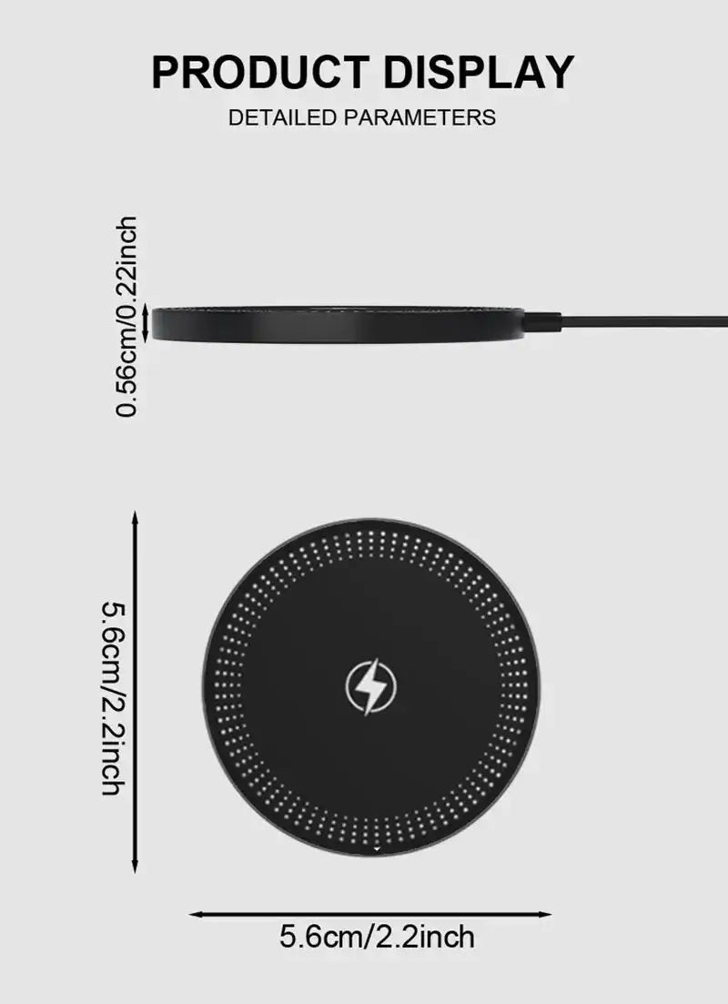 Cargador inalámbrico magnético de 30 W para iPhone y AirPods
