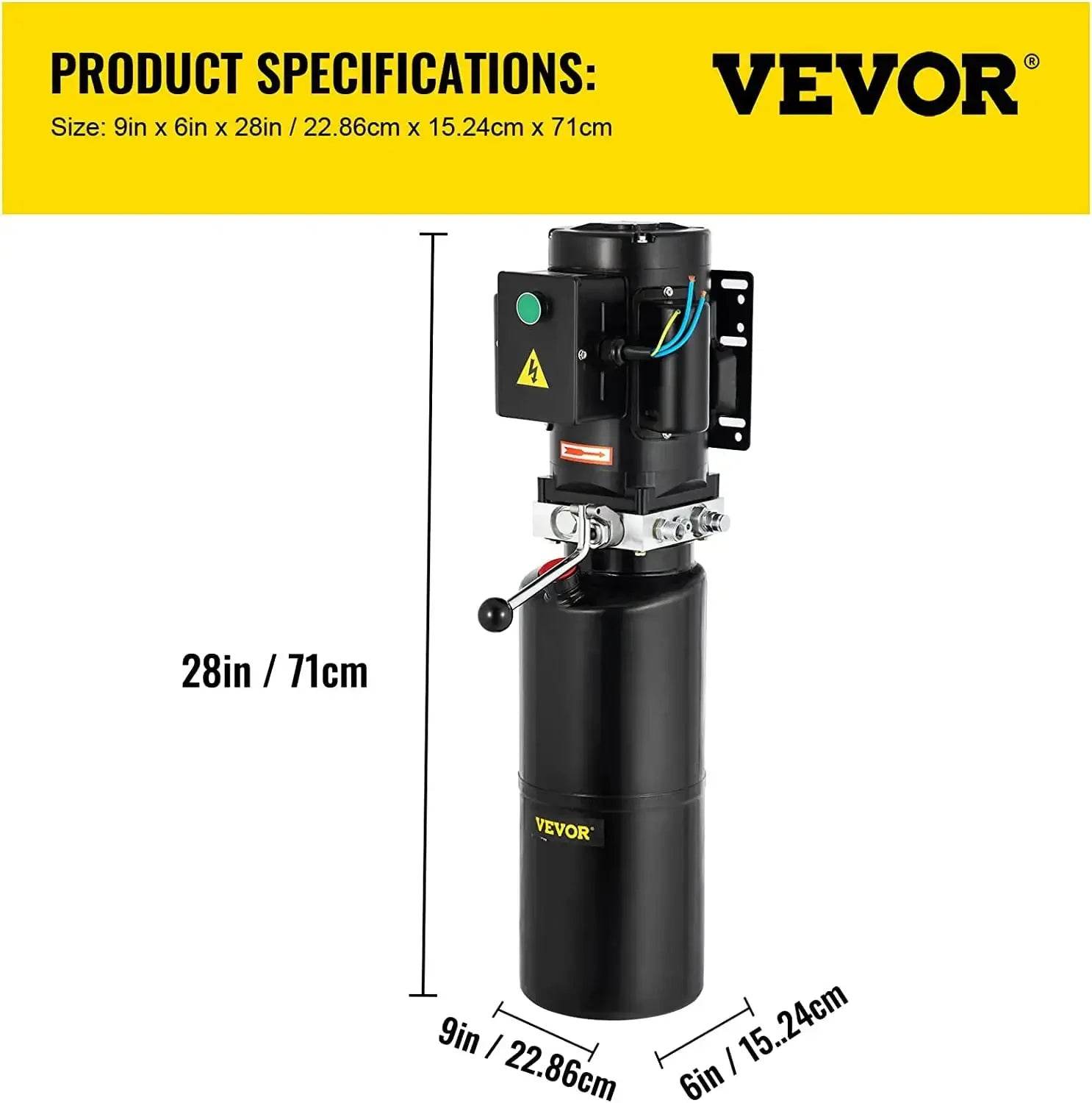 110V 2.64 Gallon Hydraulic Power Unit For Auto Lift Repair - Estalios