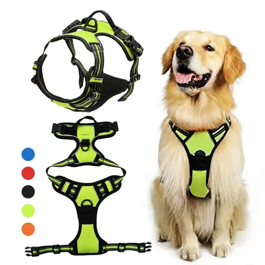 Reflective Adjustable Pet Dog Harness for All Sizes - Estalios