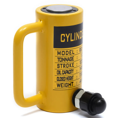 10T Portable Hydraulic Cylinder Short Jack for Auto Repair