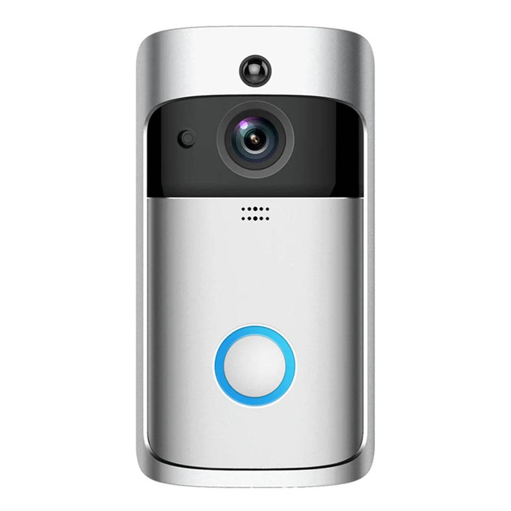 WiFi Video Doorbell 2 Way Audio Security Home Door Bell 720P Night Vision with Noise Cancelling Microphone Smart Human Detection - Estalios